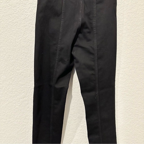 New Zara Strapless Black Denim TRF Stretchy Jumpsuit Small Medium 8197/249 - Picture 11 of 13